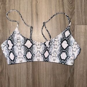 Printed Bikini Top